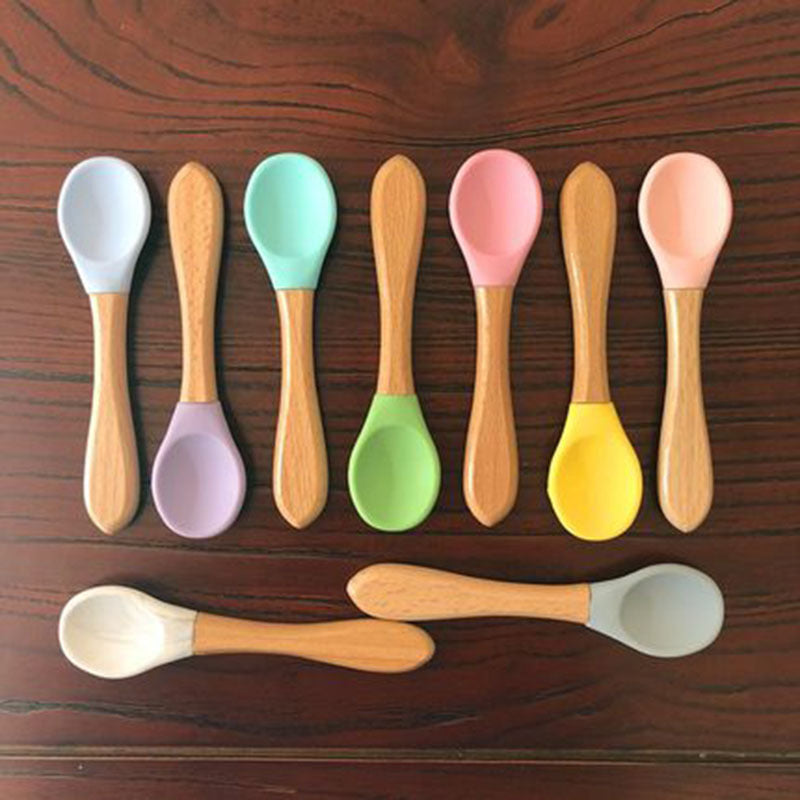 🥄 Kindra SoftSpoon™ – Silicone Baby Feeding Spoon