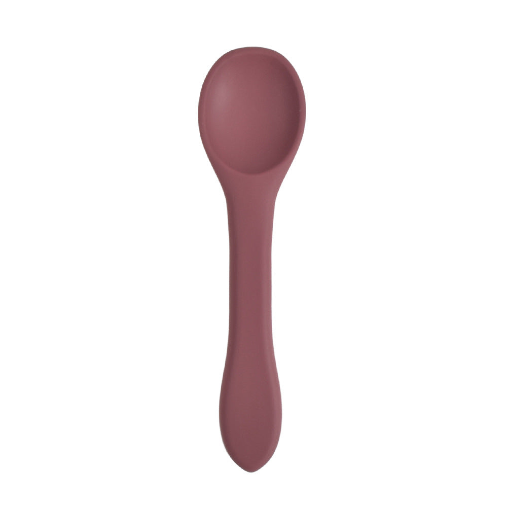 🥄 Kindra FirstBite™ – Food-Grade Silicone Baby Spoon & Fork