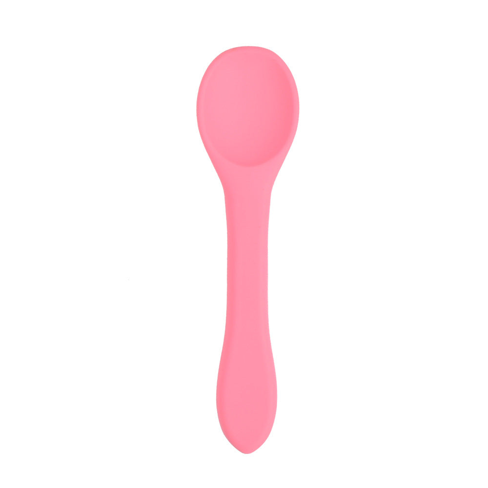 🥄 Kindra FirstBite™ – Food-Grade Silicone Baby Spoon & Fork