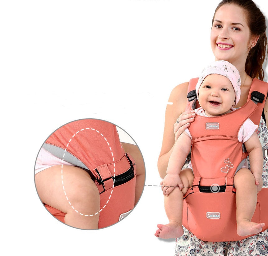 👶 Kindra CarryEase™ – Multifunctional Baby Carrier with Hip Seat