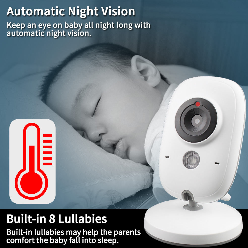 👶 Kindra CareView™ – 3.2” Digital Baby Monitor