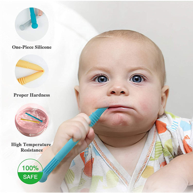 🦷 Kindra ChewTube™ – Silicone Baby Teething Tube