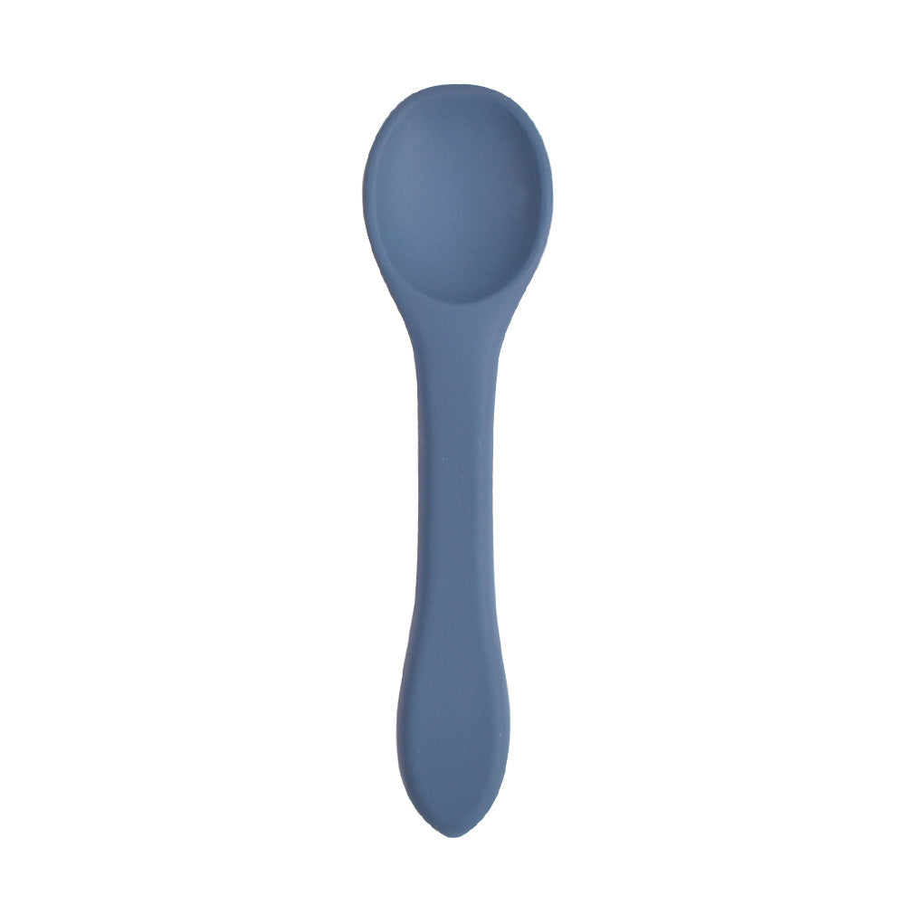 🥄 Kindra FirstBite™ – Food-Grade Silicone Baby Spoon & Fork