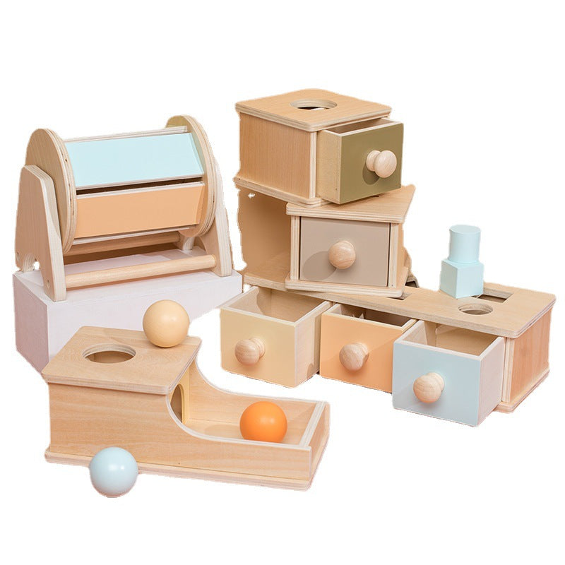 🧠 Kindra LearnBox™ – Premium Wooden Montessori Activity Box (Ages 4–6)