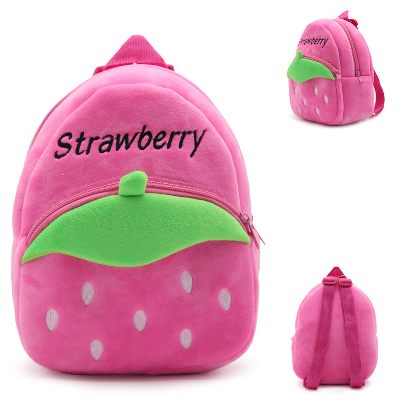 🍓 Kindra BerryPack™ – Strawberry Kids Backpack
