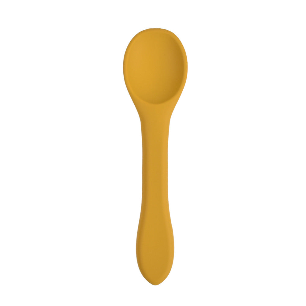 🥄 Kindra FirstBite™ – Food-Grade Silicone Baby Spoon & Fork