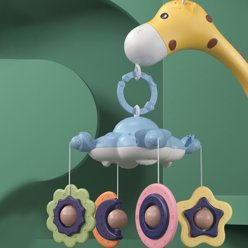 🌙 Kindra DreamGlow™ – Baby Crib Mobile with Music & Night Light