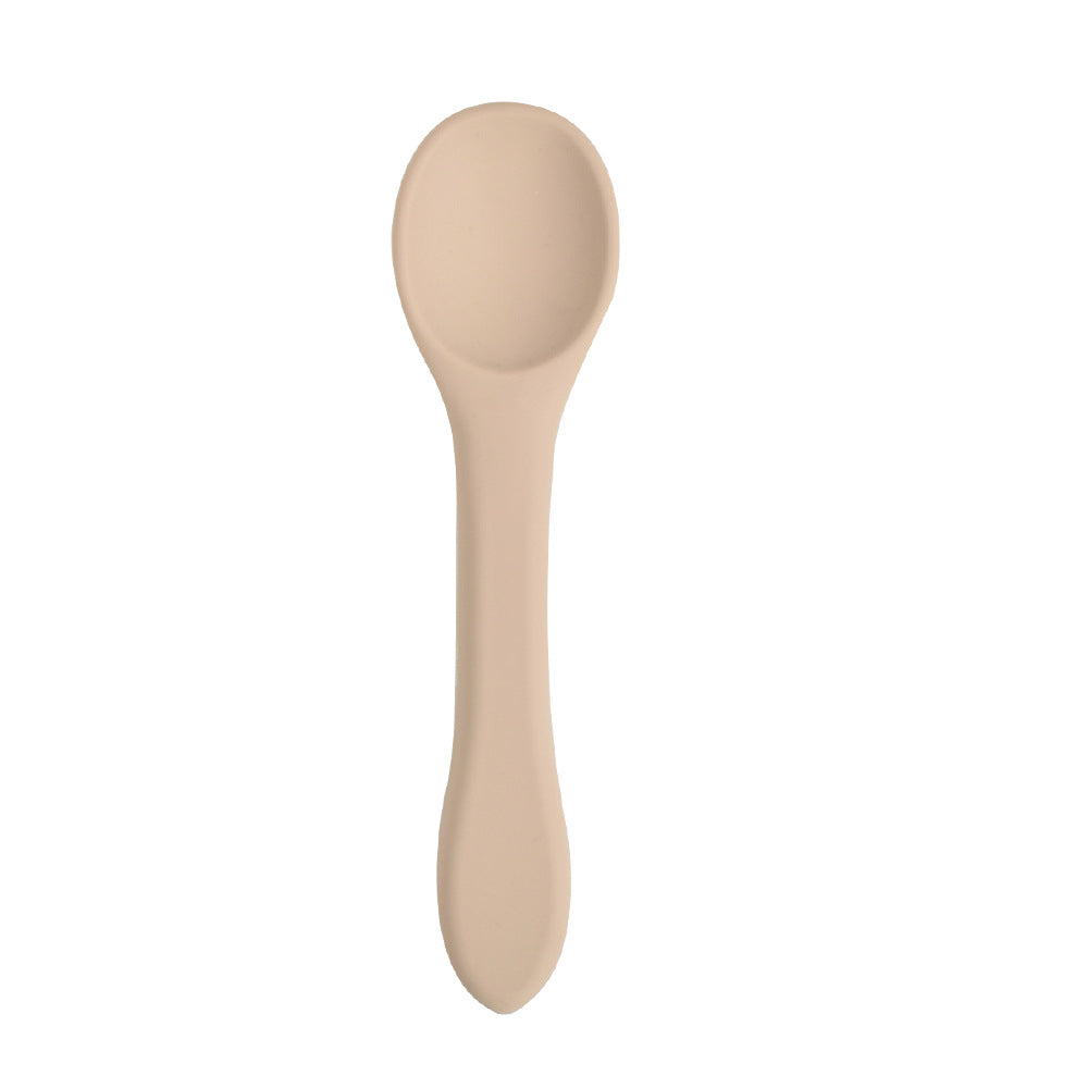 🥄 Kindra FirstBite™ – Food-Grade Silicone Baby Spoon & Fork