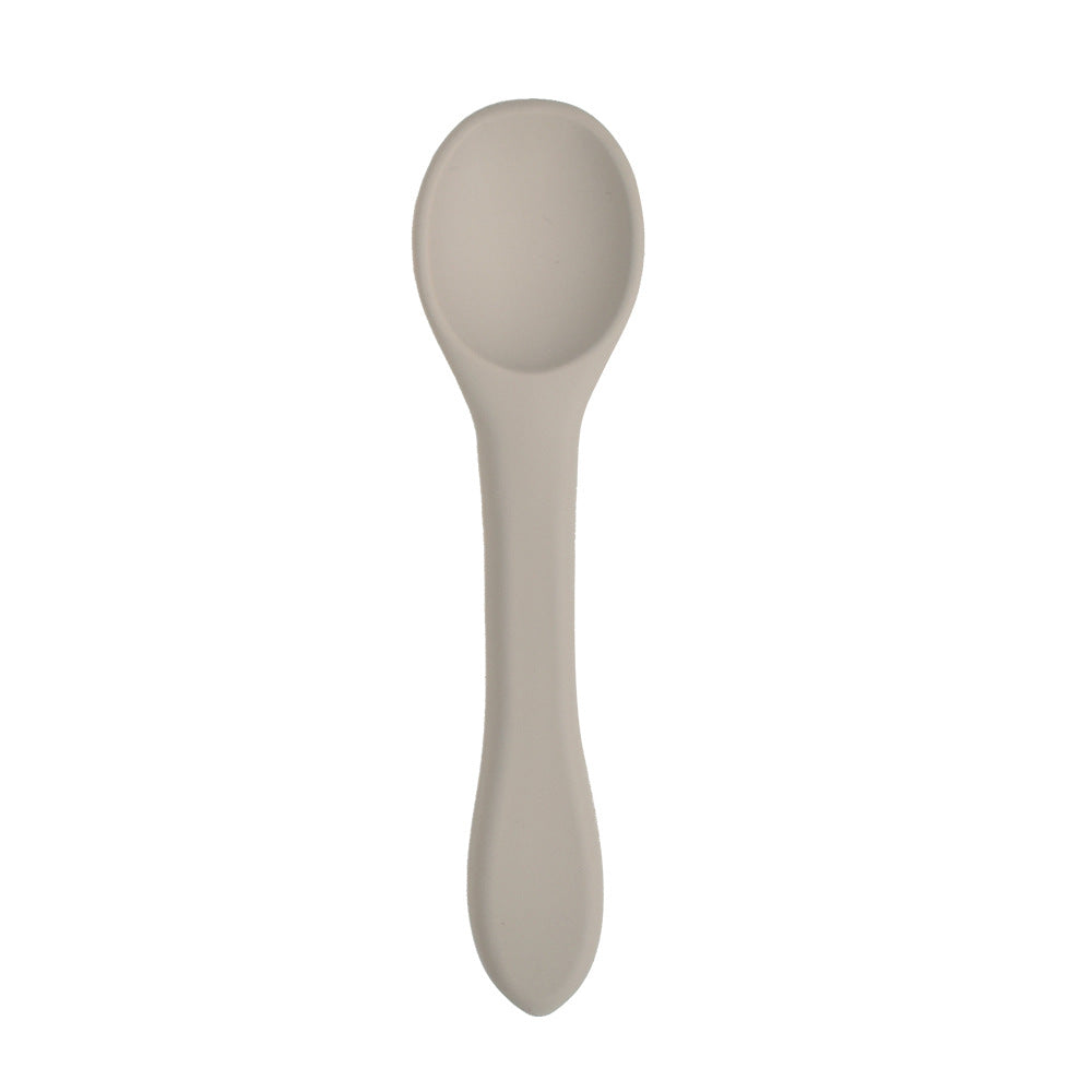 🥄 Kindra FirstBite™ – Food-Grade Silicone Baby Spoon & Fork
