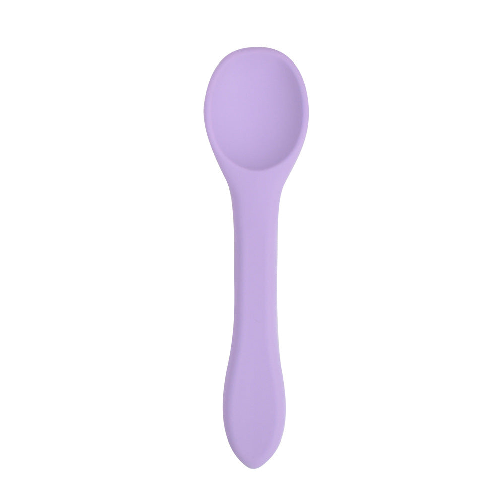 🥄 Kindra FirstBite™ – Food-Grade Silicone Baby Spoon & Fork