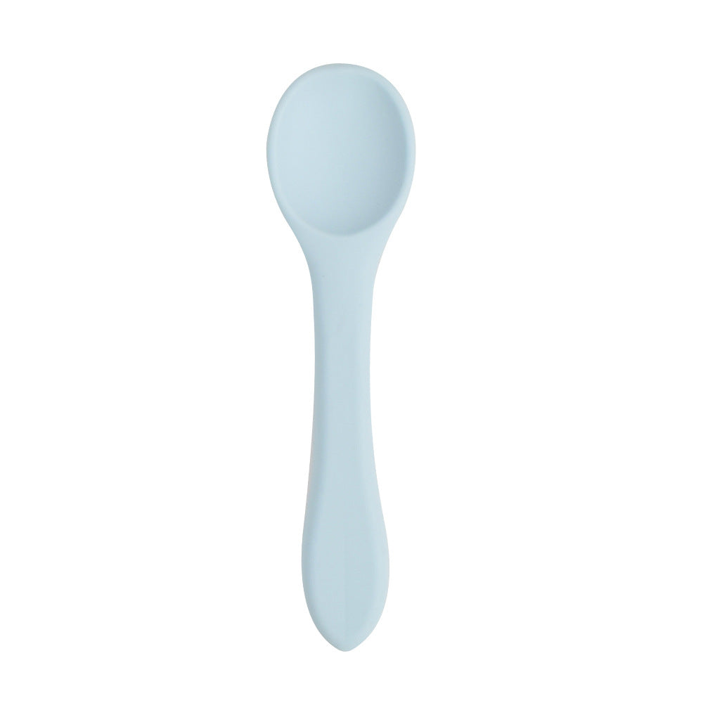🥄 Kindra FirstBite™ – Food-Grade Silicone Baby Spoon & Fork