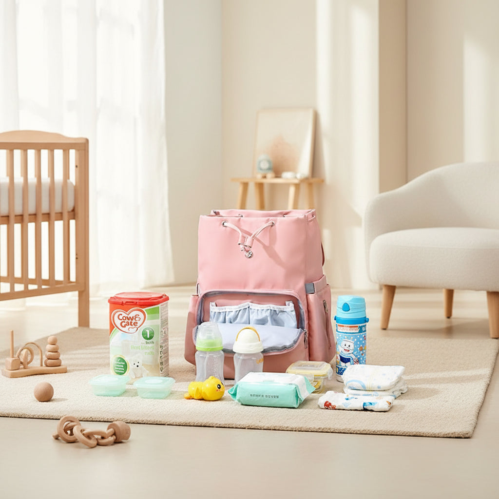 🎒 Kindra GoCarry™ – Large Baby & Mom Outing Backpack