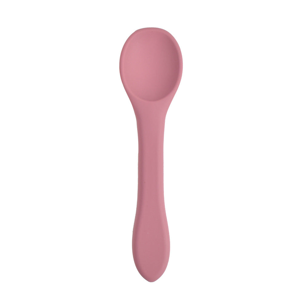 🥄 Kindra FirstBite™ – Food-Grade Silicone Baby Spoon & Fork